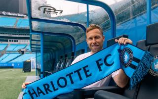 Scott Arfield after signing for MLS franchise Charlotte FC