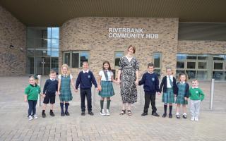 The £25m Riverbank Community Hub in Coatbridge opened in August this year