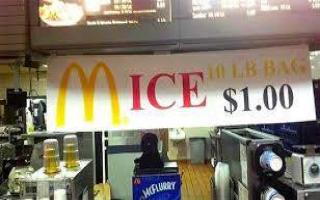 Spotted by reader Chris Robertson in the States, where it seems the McDonald’s don’t only specialise in beef and chicken…
