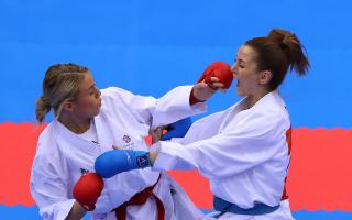 Amy Connell, left, is going for World Championship glory this week