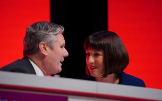 Keir Starmer with shadow chanlcellor Rachel Reeves: have they over-committed on plans for worker's rights?