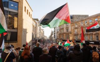Seven people have been arrested in Glasgow over the pro-Palestine protest on Saturday