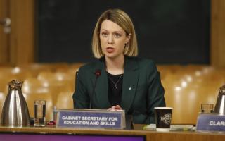 Education Secretary Jenny Gilruth was challenged by Pam Duncan-Glancy on her warnings that local authorities could lose funding allocated for protecting teacher numbers.