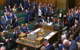 Conservative and SNP MPs walked out of the chamber during an angry session of the House of Commons on Wednesday