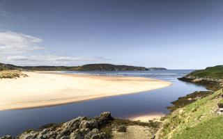 Torrisdale beach in Sutherland - one of the most scenic beaches in Scotland?