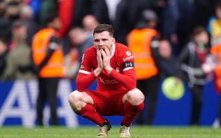Andy Robertson insists Liverpool will pick themselves up and fight on in the title race (Peter Byrne/PA)