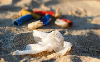 Wet wipes have been clogging up waterways and littering beaches, with microplastics adding to water pollution (Marine Conservation Society)