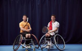 Alfie Hewett, left, and Gordon Reid are aiming to win Paralympic gold together later this year (Vodafone handout/PA)