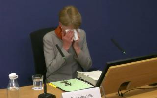 Paula Vennells broke down in tears mid-evidence as she apologised for telling MPs the Post Office was successful in every court case against subpostmasters.