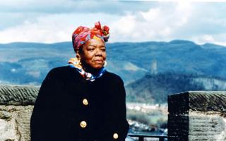 Poet, memoirist, activist Maya Angelou in Angelou on Burns