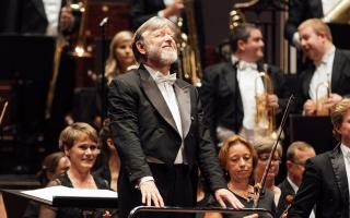 Sir Andrew Davis conducting the RSNO in a performance of Wagner's Gotterdammerung at the 2019 Edinburgh Festival