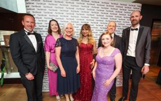 Winners of the Higher Educational Institution of the Year are Napier University at The Herald Higher Eucation Awards 2024 at Glasgow’s Radisson Blu Hotel Wednesday evening