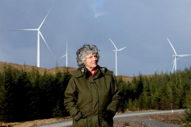 CAMPAIGNER: Community councillor Christine Metcalfe has taken her fight against wind farms to the United Nations. Picture: James Galloway