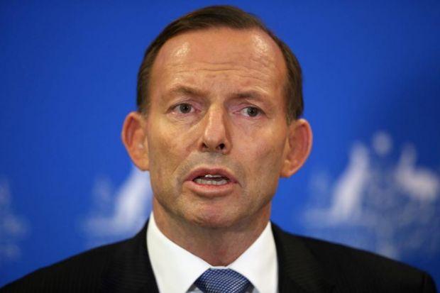 Australian prime minister Tony Abbott