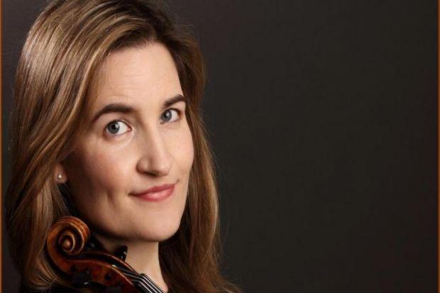 LEADING LADY: Laura Samuel has been the BBC Scottish Symphony Orchestra leader for two years.