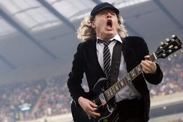 AC/DC's Angus Young.