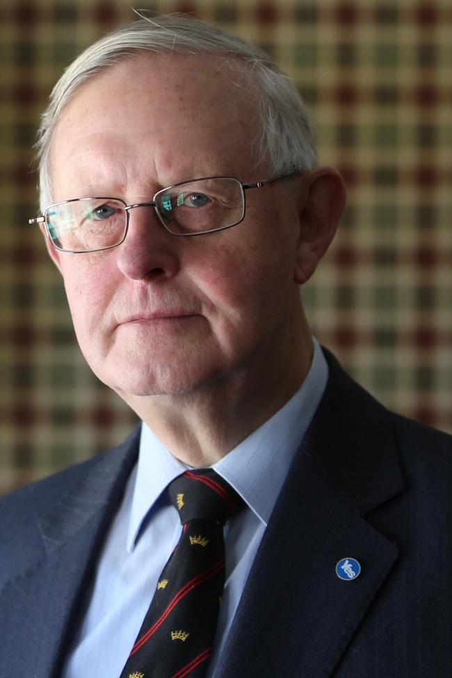 Gordon Wilson 1 SA : Former SNP Leader Gordon Wilson launch of Options For Scotland paper on Emigration at the Macdonald Holyrood Hotel Edinburgh...Photographer :- Stewart Attwood.