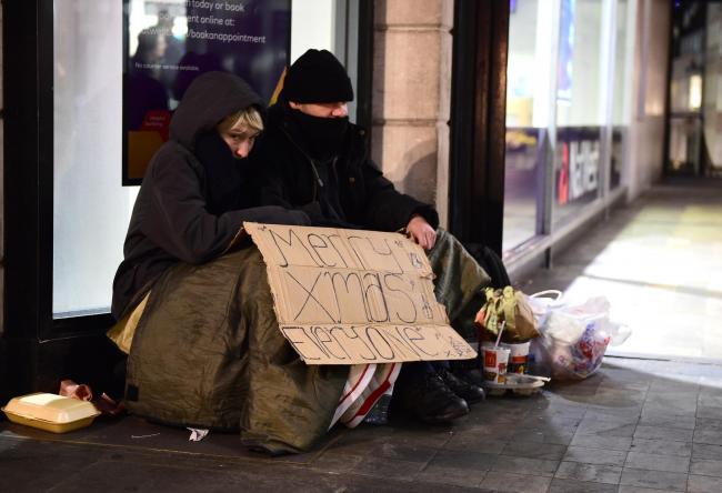 Labour: soaring levels of homelessness under Cameron mean more children facing Christmas on streets