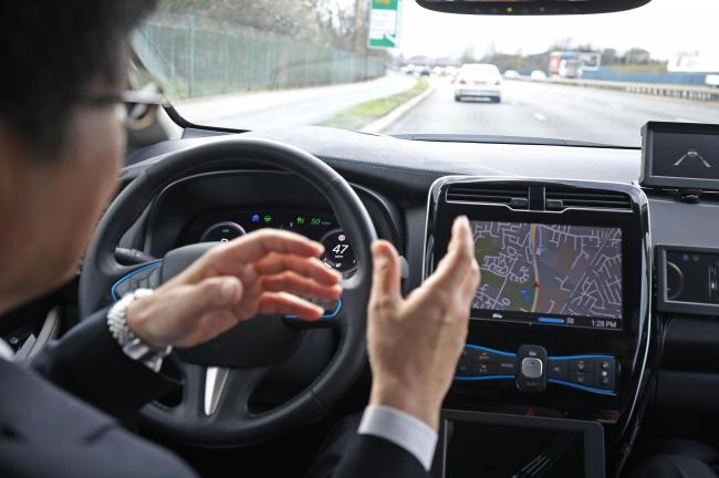 The UK Government claims driverless cars will be in use on Britain’s roads within two years. Picture: PA.