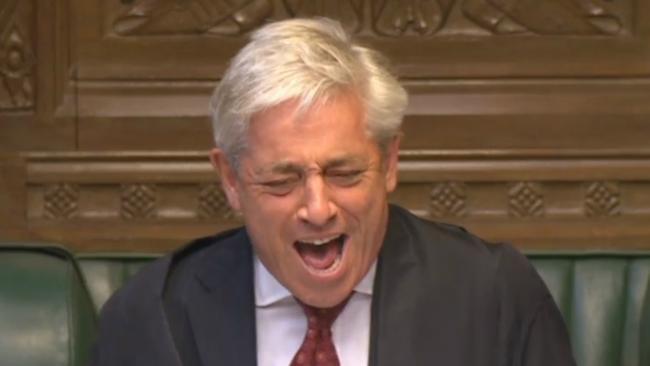 Image result for bercow smiling