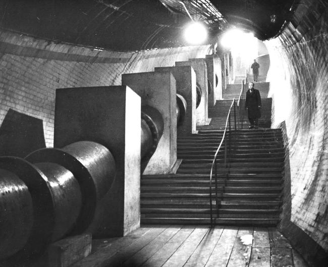 Those Were The Days 1961 Walking Under The Clyde Orson Welles Just Out Of Shot Heraldscotland Three parallel tunnels, two of which. walking under the clyde orson welles