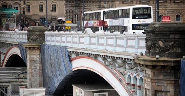 HeraldScotland: North Bridge in Edinburgh will close for extensive refurbishment causing disruption to traffic and pedestrians