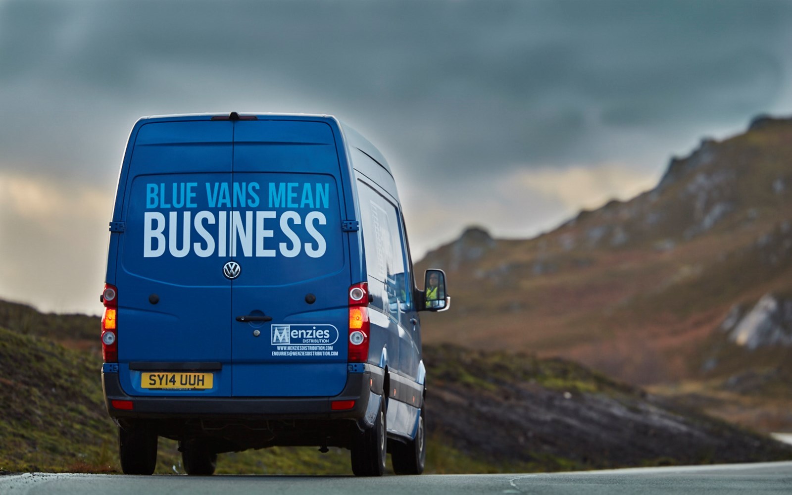 blue vans mean business