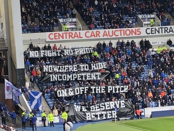Glasgow Champions Banner Fahnen Geschenk für Das Rangers Fans 
