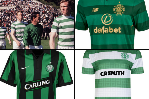 The best shirts in Celtic's history 