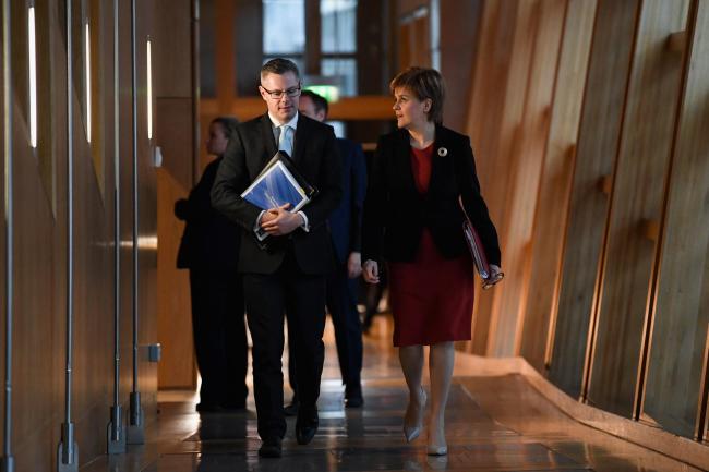 Finance Secretary Derek Mackay with First Minister Nicola Sturgeon