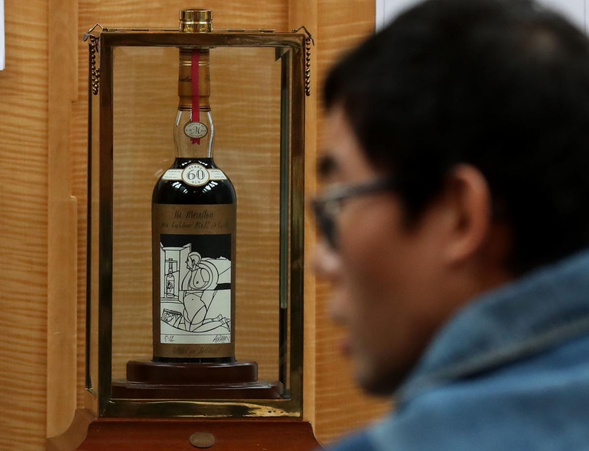 The Drambuster Rare Bottle Of Macallan Whisky Breaks 1 Million Mark At Auction For First Time Heraldscotland