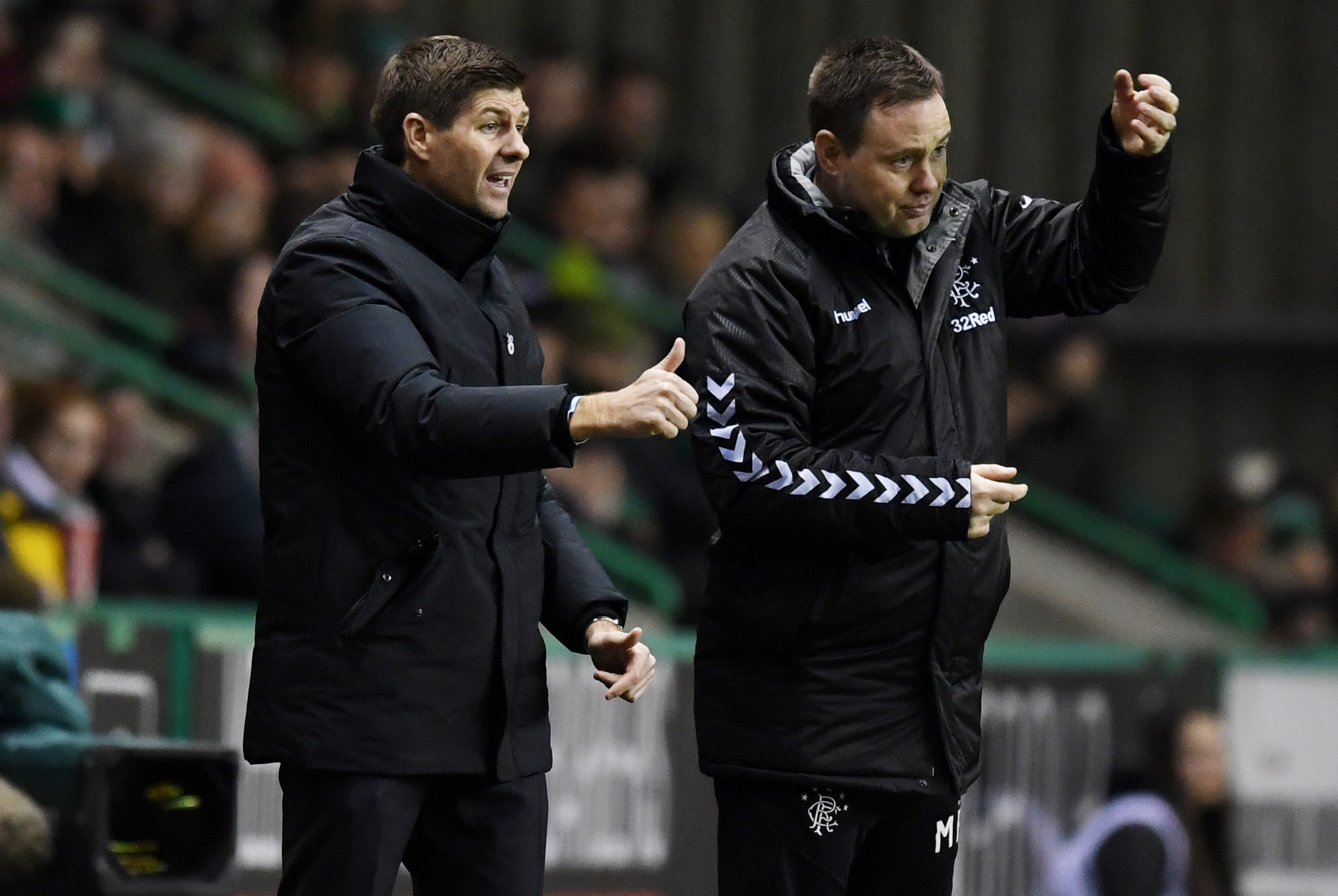 Steven Gerrard praises his Rangers players as Scott Arfield suffers hamstring injury in costly draw with Hibernian
