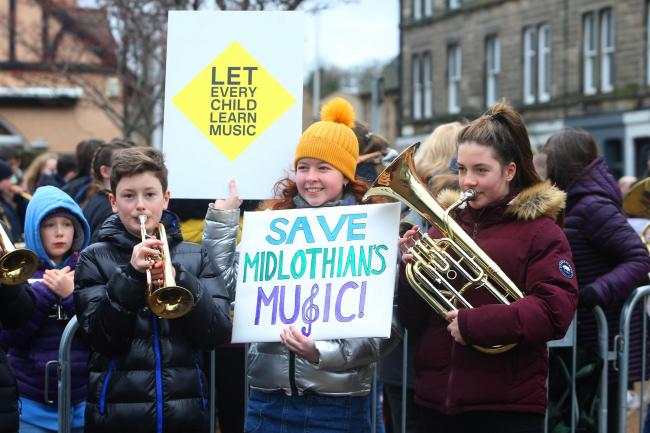 Midlothian Council abandoned plans to axe instrumental tuition earlier this month after opposition from teaching unions and local children.