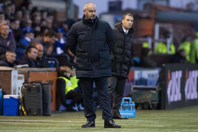 Kilmarnock manager Steve Clarke has stressed he would not consider succeeding Brendan Rodgers at Parkhead