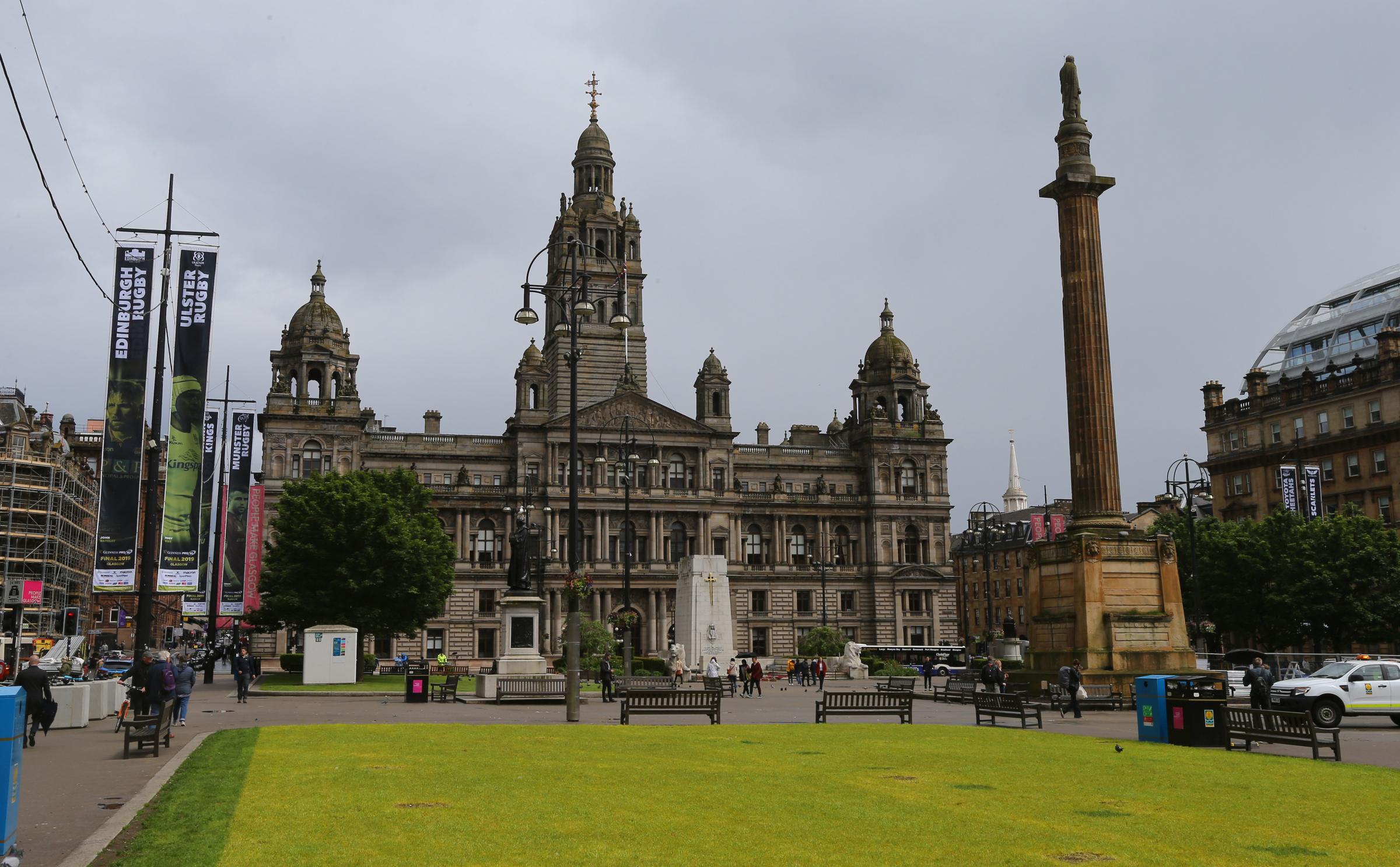 There are eight statues of men linked, to one extent or another, to slavery in Glasgow. Six are in George Square